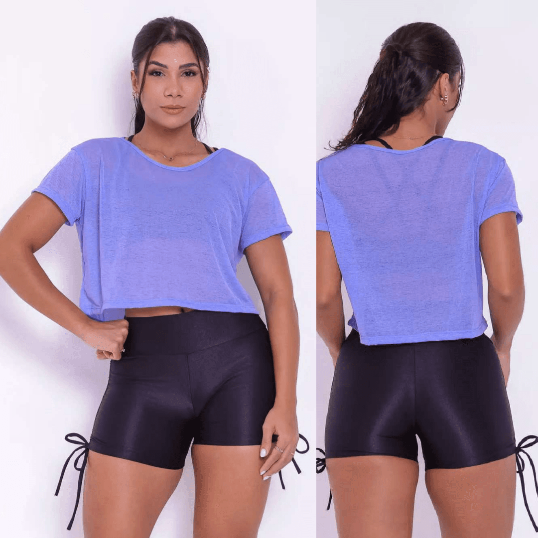 BLUSA TULE VIOLETA