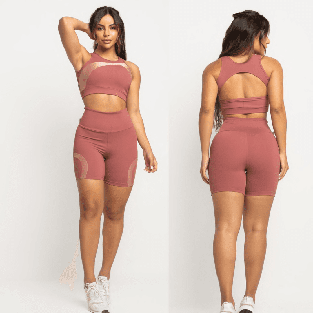 CONJUNTO SHORT  TEA ROSE