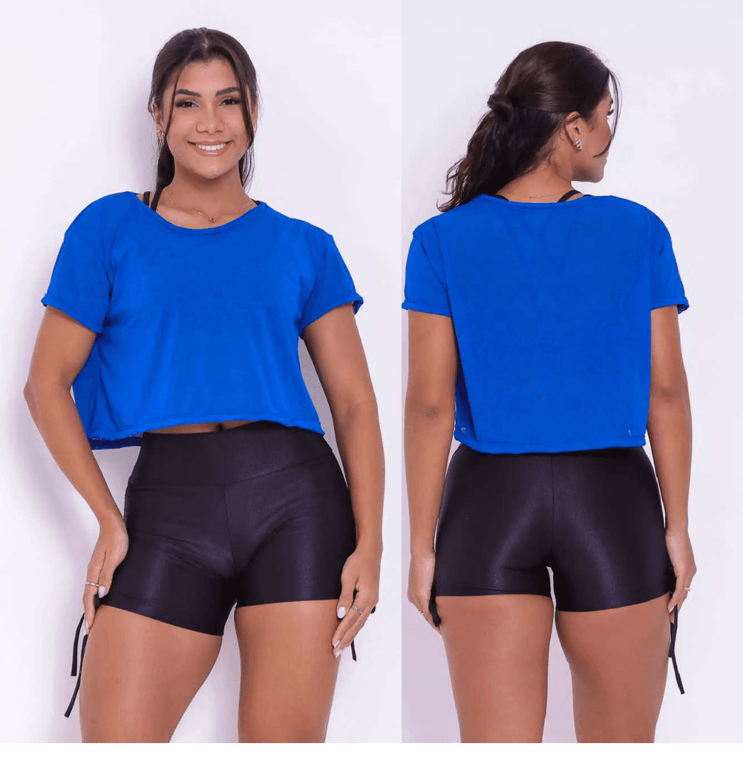 BLUSA TULE AZUL MARINHO