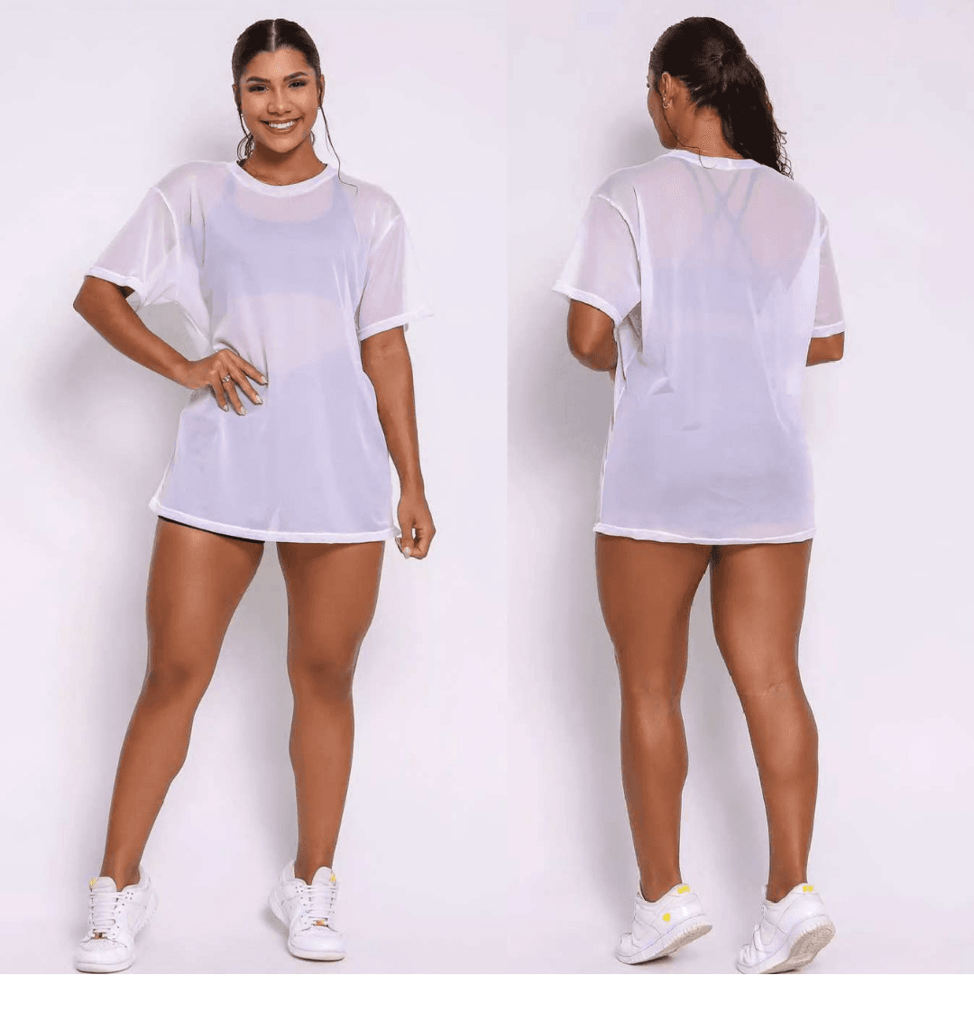 BLUSA LONGA BRANCA 