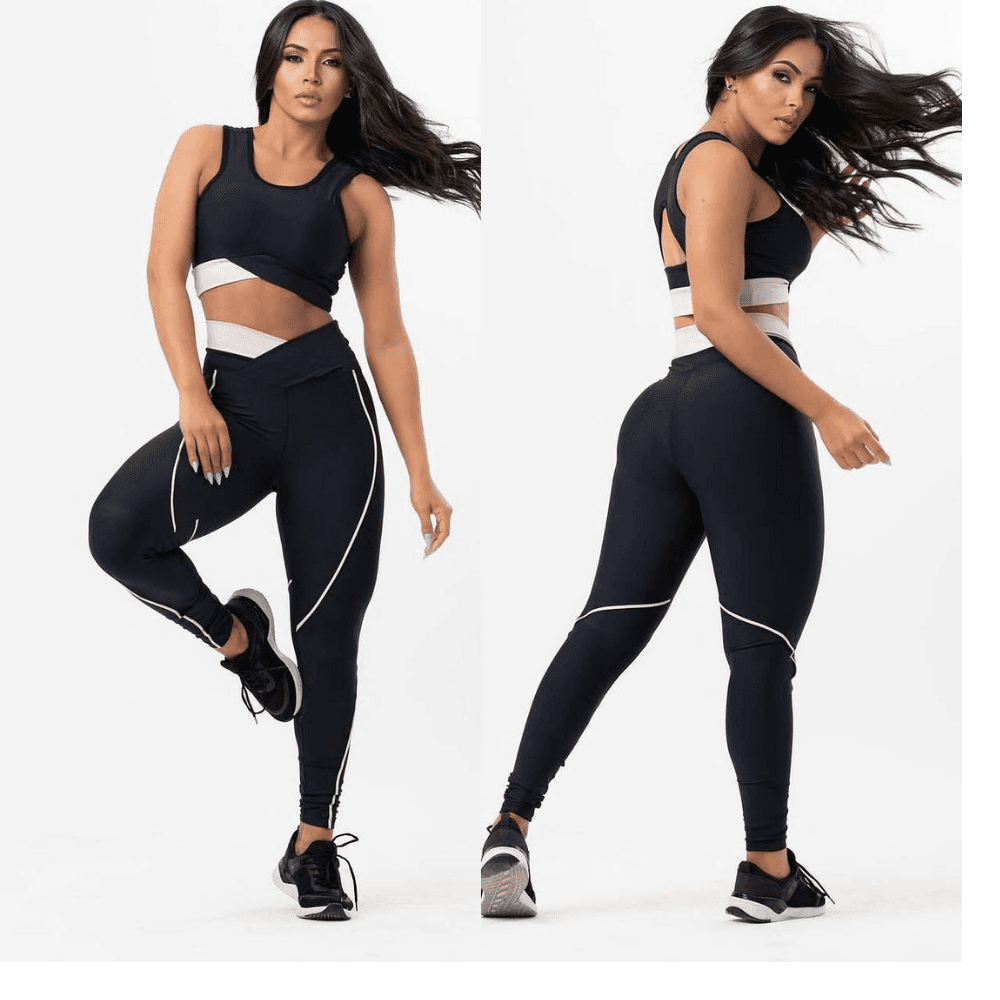 CONJUNTO LEGGING FLOR